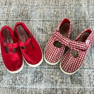 CIENTA Mary Jane shoes set of two (size 28- us size 10.5-11 toddler girl)